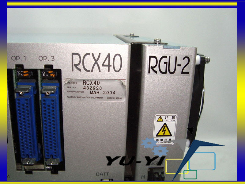 YAMAHA RCX40 4-AXIS ROBOT CONTROLLER WITH RGU-2 REGENERATIVE UNIT